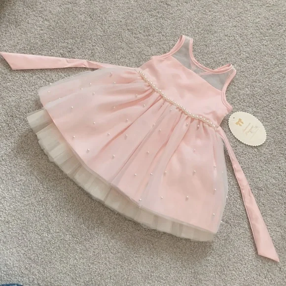 open lace back dress Dicry Toddler Baby Girl's Tutu Dress Fall Outfits Knit Long Sleeve